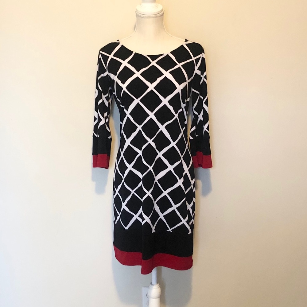 🤩Black White and Red Dress by ENFOCUS STUDIO🤩